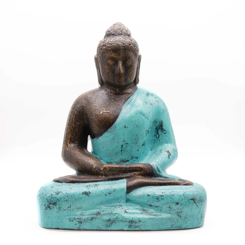 Medium Buddha Classic Turquoise & Stone 0.5m
