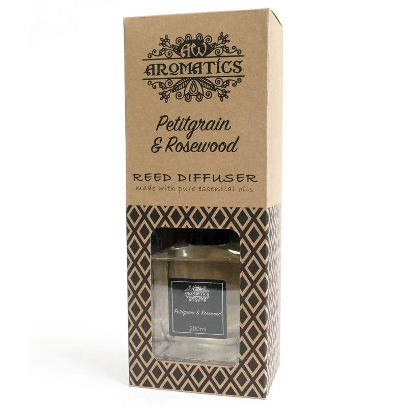 200ml Petitgrain & Rosewood Essenziale Olio Reed Diffusore — foto 1