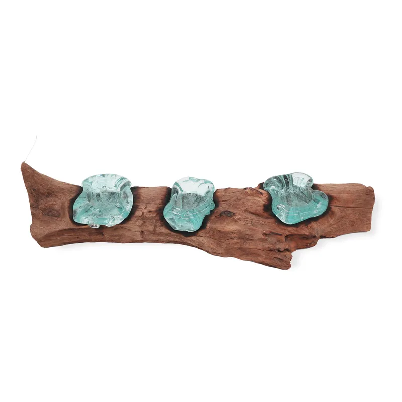 Molton Glass Flat Triple Candela Porta on Legno — foto 1