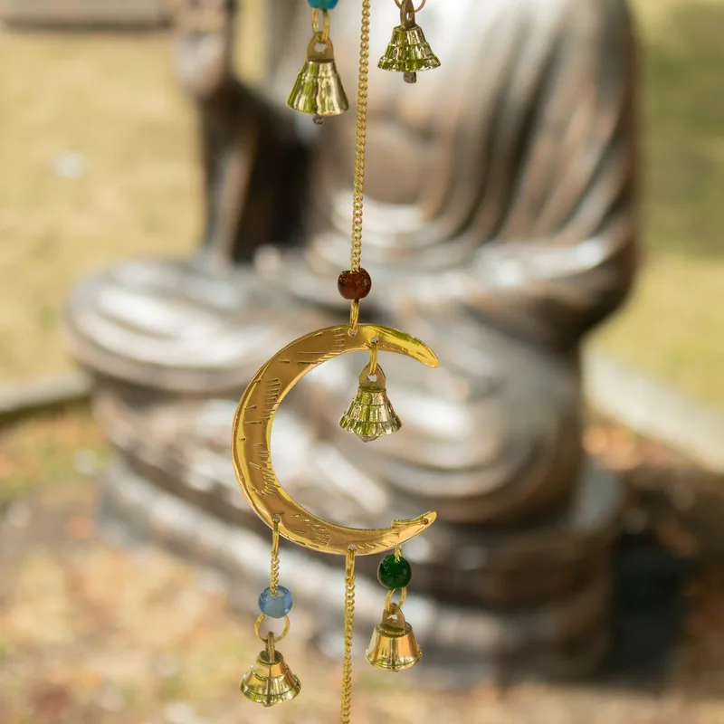 Indian Chimes Moon Drop 10 Bells 6.5x63cm — foto 5
