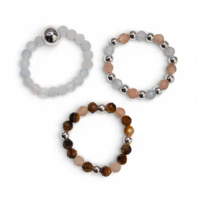 Nymph Spirit Gemstone Ring Set - Sea Sunset — foto 1