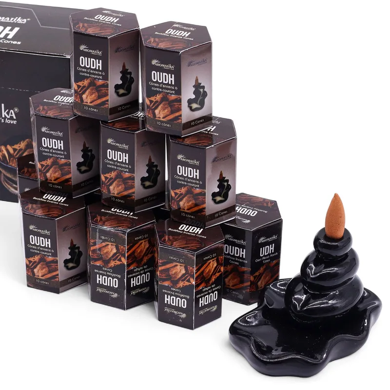 Masala Backflow Incenso pack of 10 Oudh — foto 1