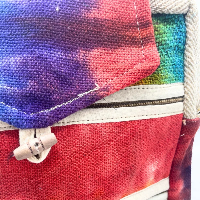 Tiedye Hemp Messegner Bag 2 Zip & Flop — foto 1
