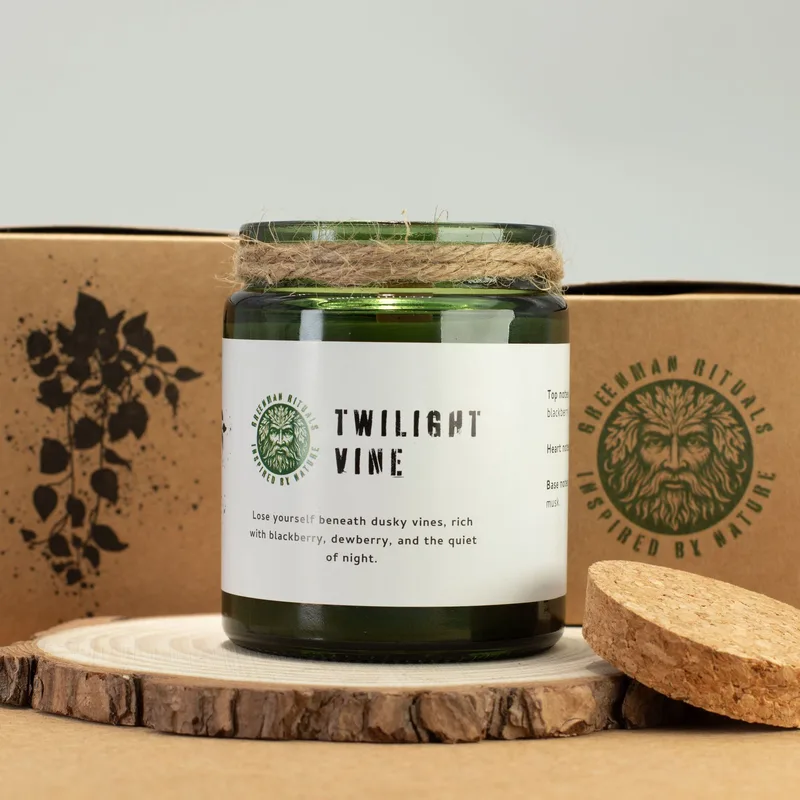 Greenman Woodwick Soy Candela Twilight Vine — foto 3