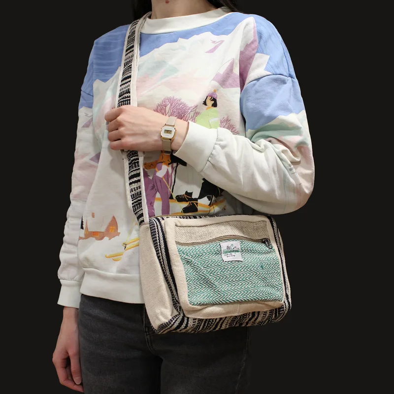 Messenger Bag Hemp & Cotton — foto 3
