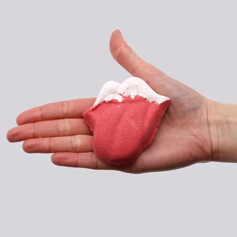 Lips Bathbomb 60g - Raspberry & Pomegranate — foto 6