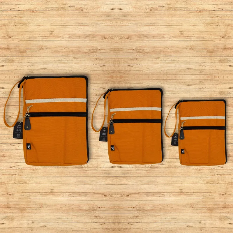 Canvas Tablet Pouch Arancia 21x29cm — foto 1