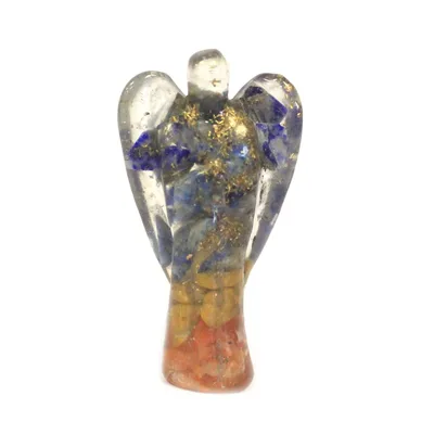 Orgonite Angel 50mm Gemchips & Copper — foto 2