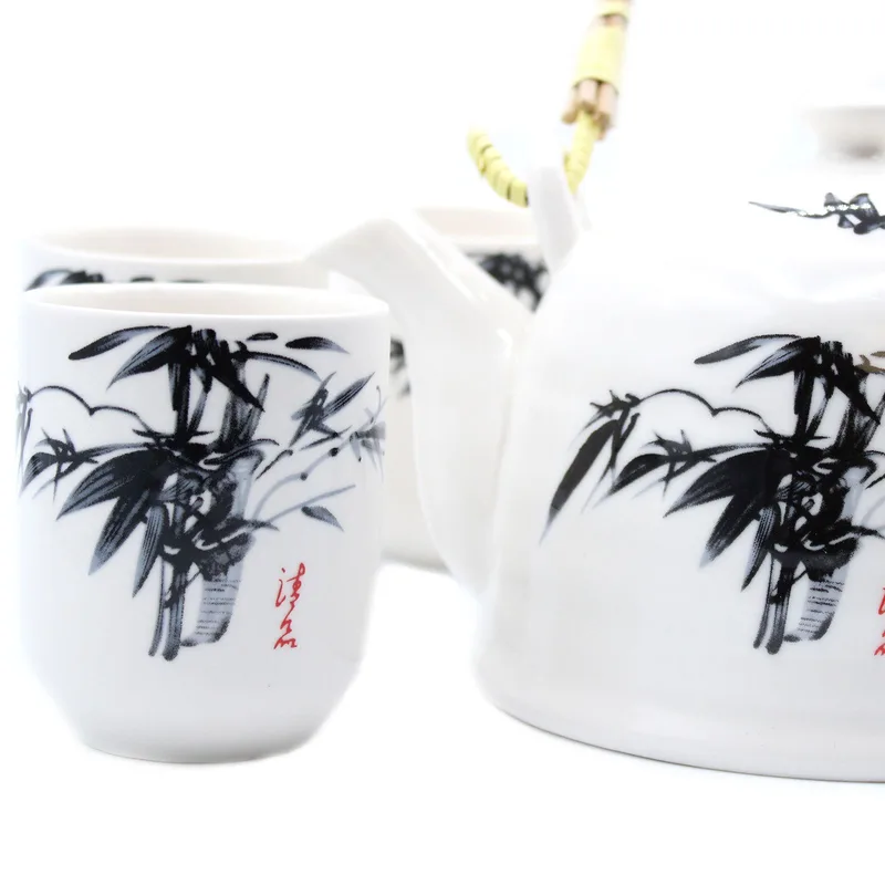 Herbal Teapot Set Bianco Stone Oriental — foto 2