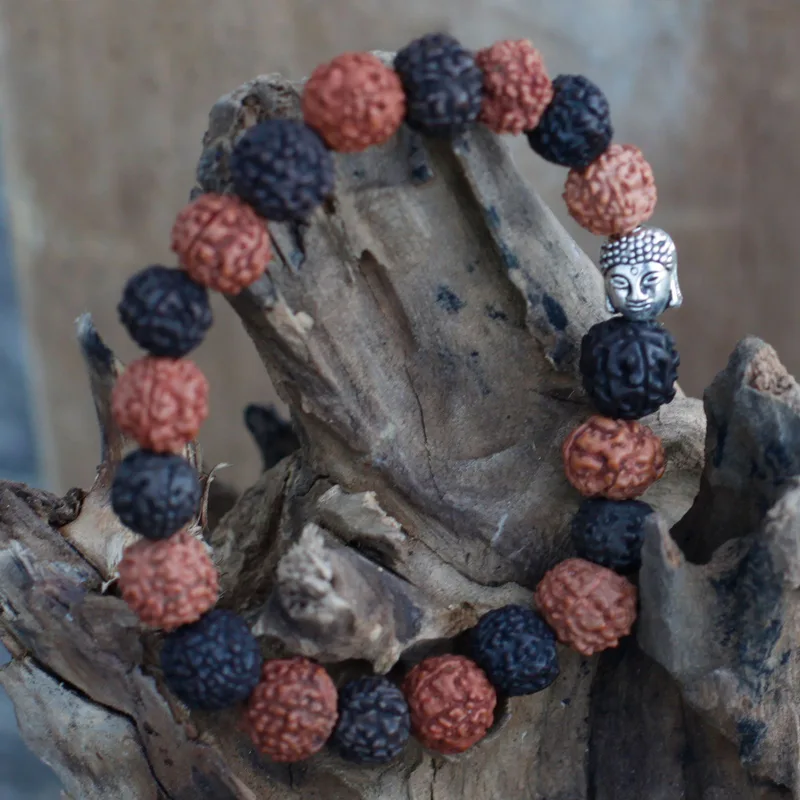 Rudraksha Buddah Bangle Mala - Mix — foto 1