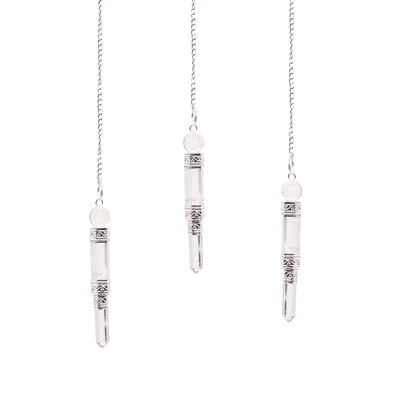 Three Piece Pendulum Rock Quartz
