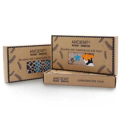 Lavanda Naturale Cotton and Juco Eye Pillow in Gift Scatola Night Leopard — foto 4