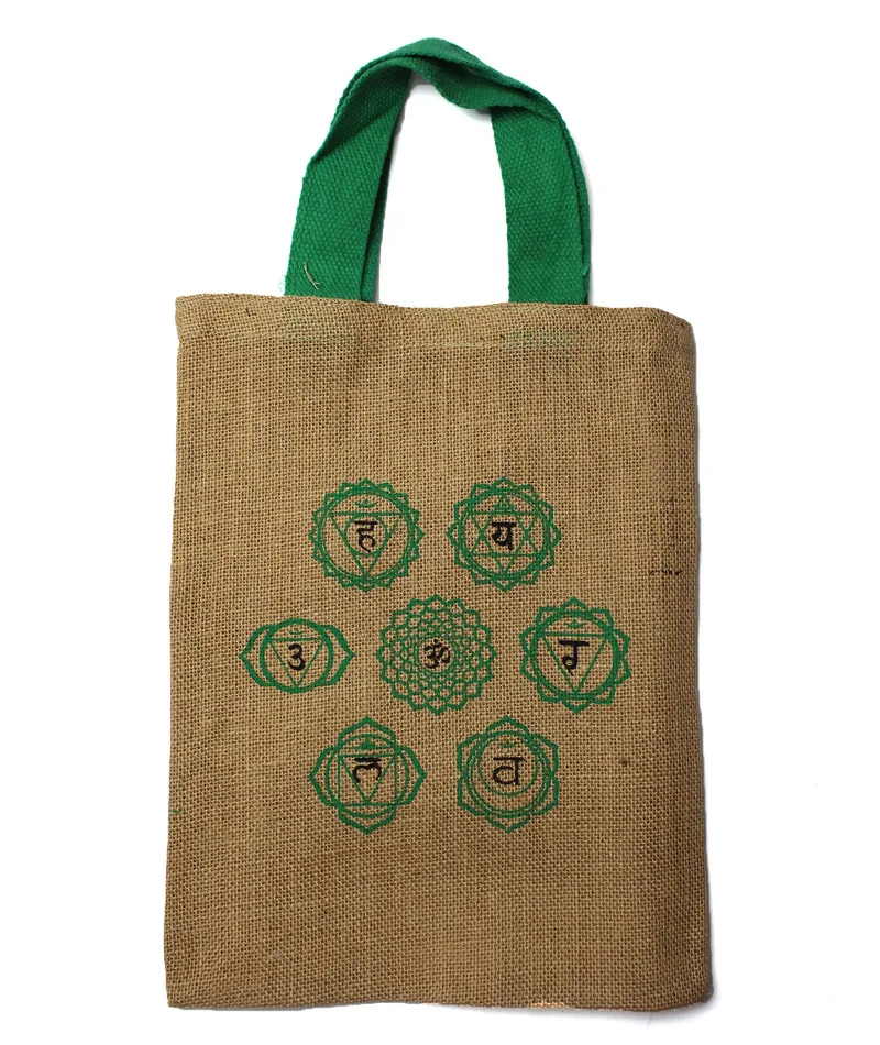Jute Tote Bag - Mystic designs - Mandala Rosa — foto 6