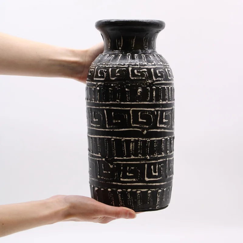 Greek Straight Vase Chocolate — foto 2