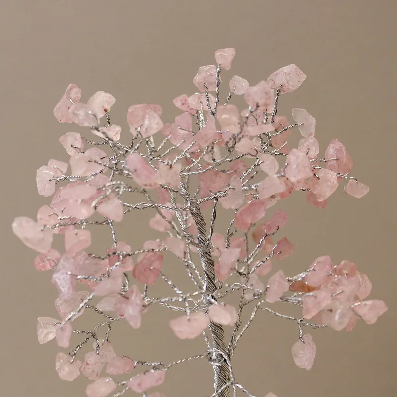 Gemstone Albero with Organite Base 160 Stone Rosa Quartz — foto 2