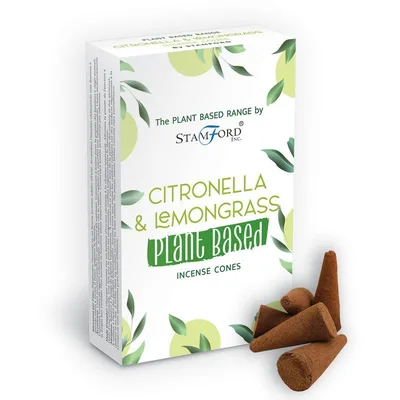 Plant Based Incenso Cones Citronella & Lemongrass — foto 1