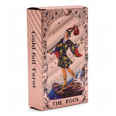 Rosa Oro Foil Tarot Card Set Moon Phase with booklet — foto 5
