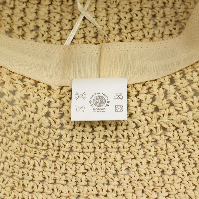 Floppy Straw Sun Hat Naturale Biege — foto 5