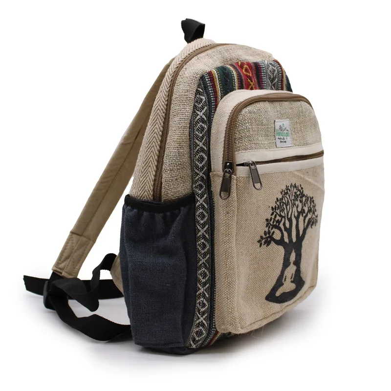Small Hemp Backpack Bohdi Albero Design — foto 6