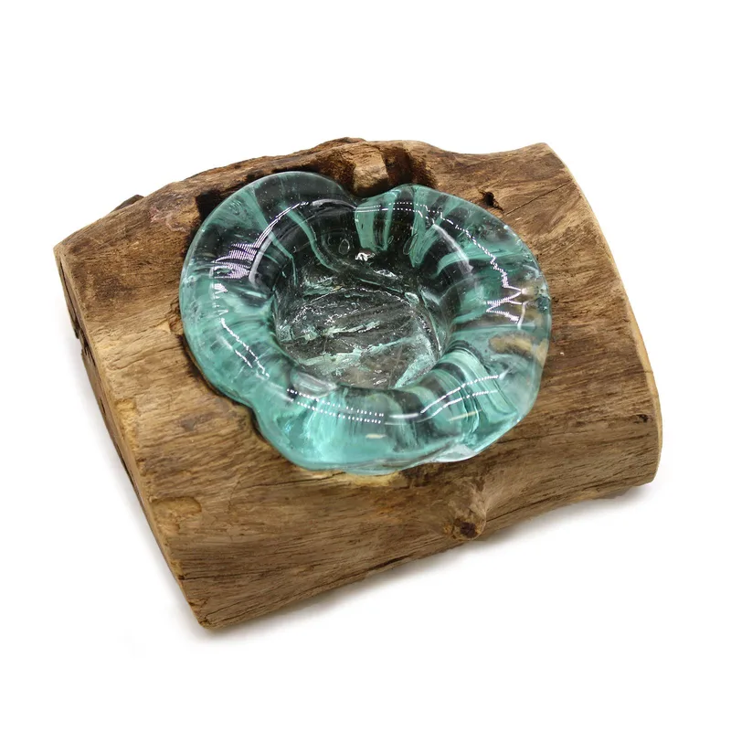 Molton Glass Candela Single Porta on Legno