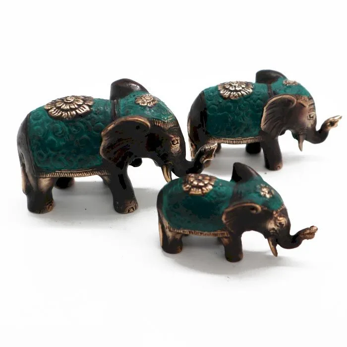 Set of 3 Lucky Elephants