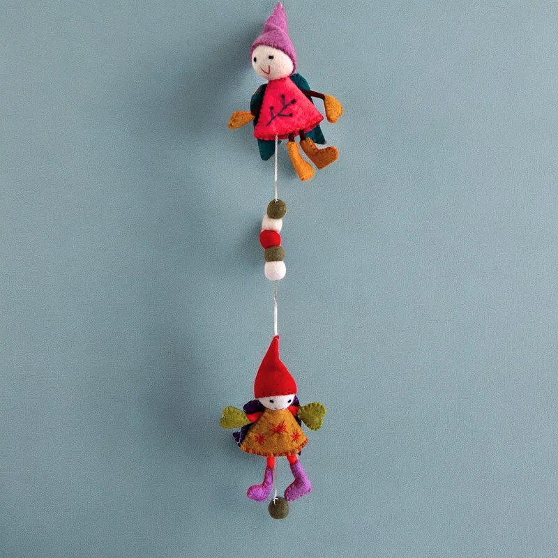 Felt Wall Hanging Fairy Angels — foto 1