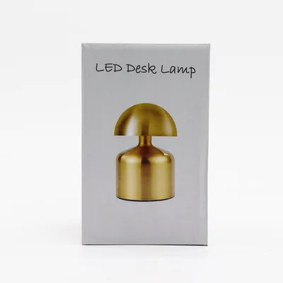 Touch Lamp - Flat Mushroom Bronze- USB (C) - Rechargable (400 Watt) — foto 3