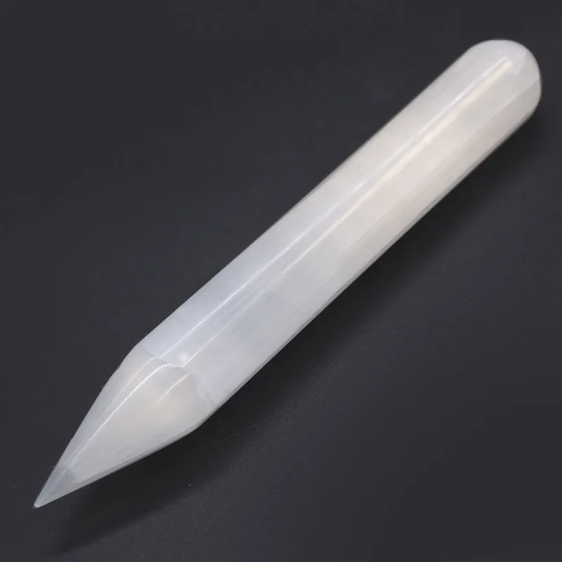 Selenite Wand - 16 cm (Point one End) — foto 1