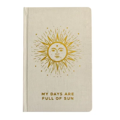 Diario Grigiastro di Gratitudine con Rivestimento Oro – 120 Pagine – I Miei Giorni Sono Pieni di Sole — foto 4