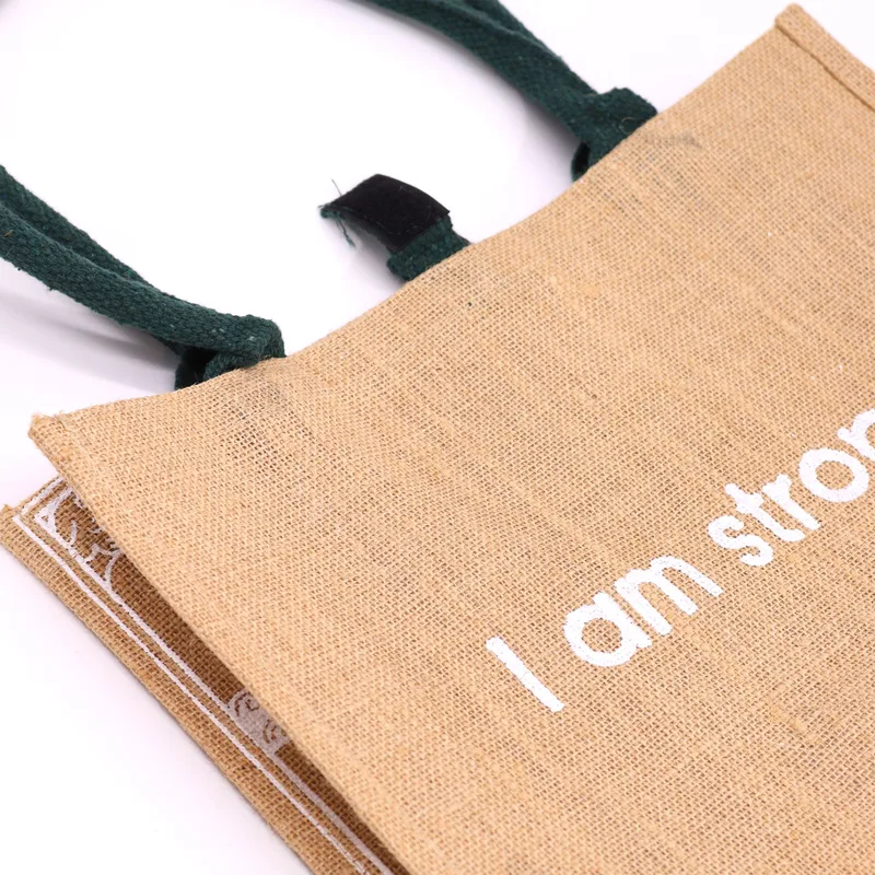 Hop Hare Jute Big Bag - I am Bright — foto 6