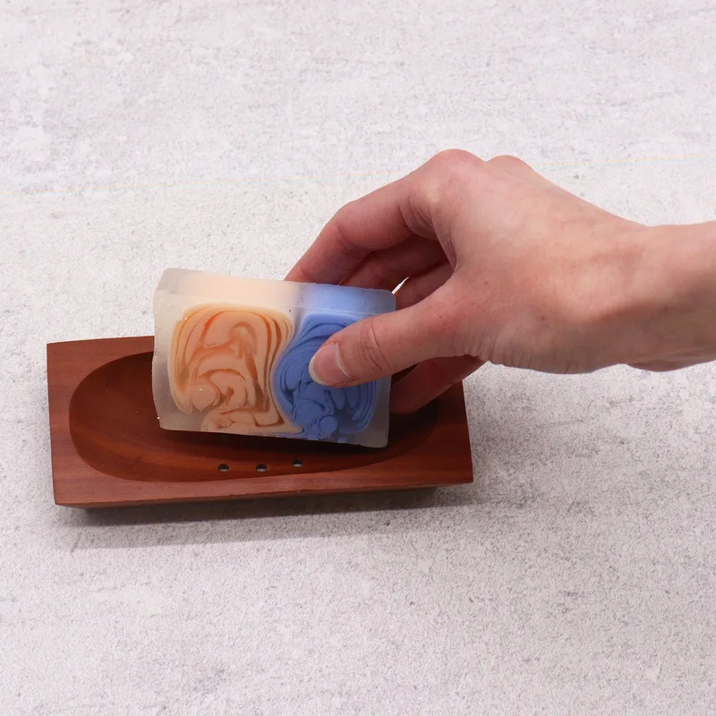 Classic Mahogany Sapone Dish - Rectangle — foto 1