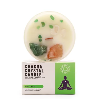 Chakra Crystal Candele - Heart Chakra