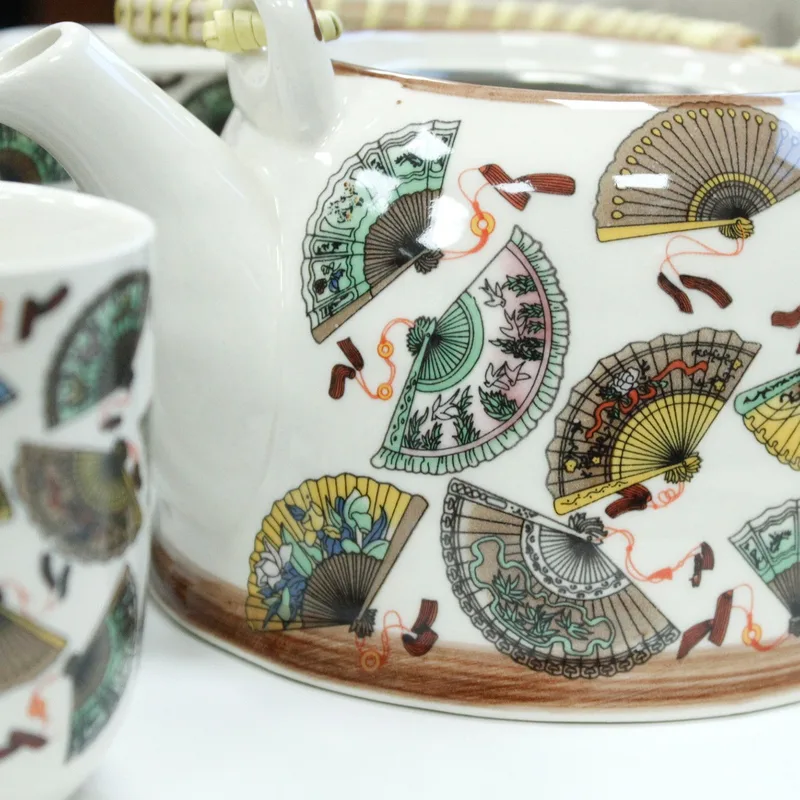Herbal Teapot Set China Fans — foto 6