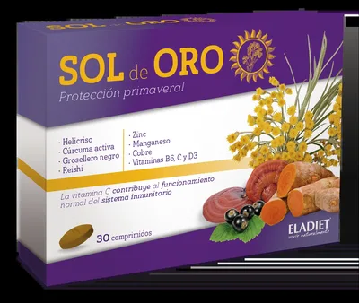 Eladiet Sol De Oro 30 Comp