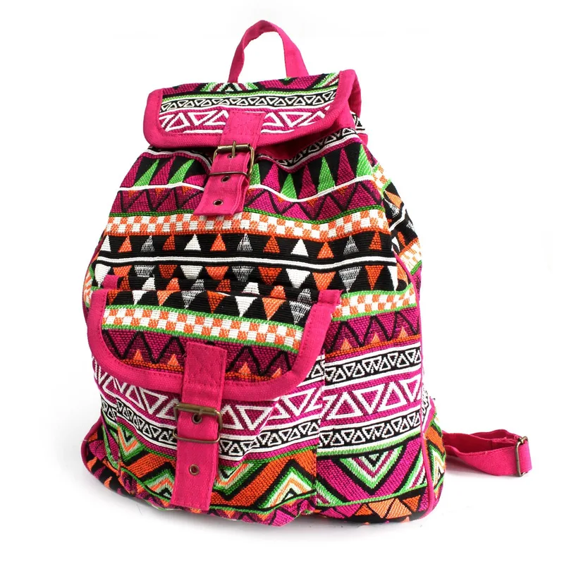 Jacquard Bag Pink Backpack — foto 1