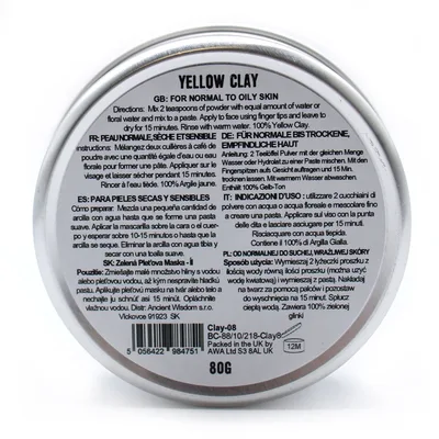 Yellow Clay 80g — foto 1