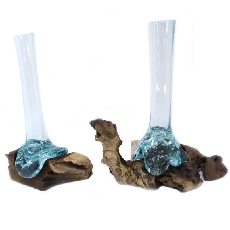 Molten Glass on Legno Vase — foto 1