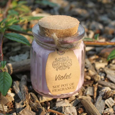 Violet Soy Pot of Profumo Candele — foto 1