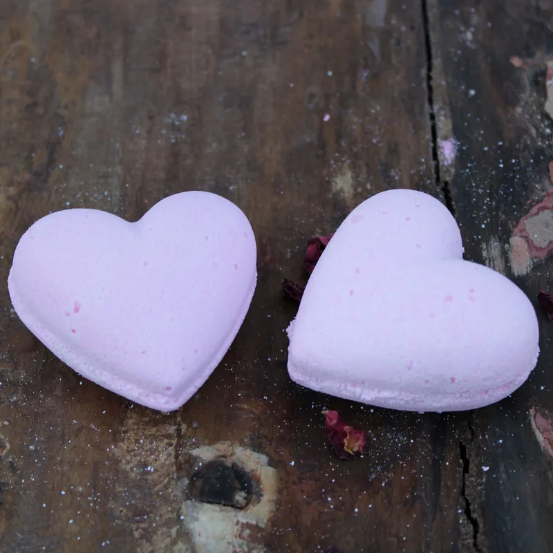 Love Heart Bagno Bomba 70g - Bubblegum — foto 2