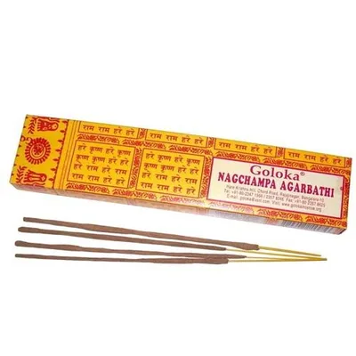 Goloka Nagchampa Incenso Sticks 16g — foto 2