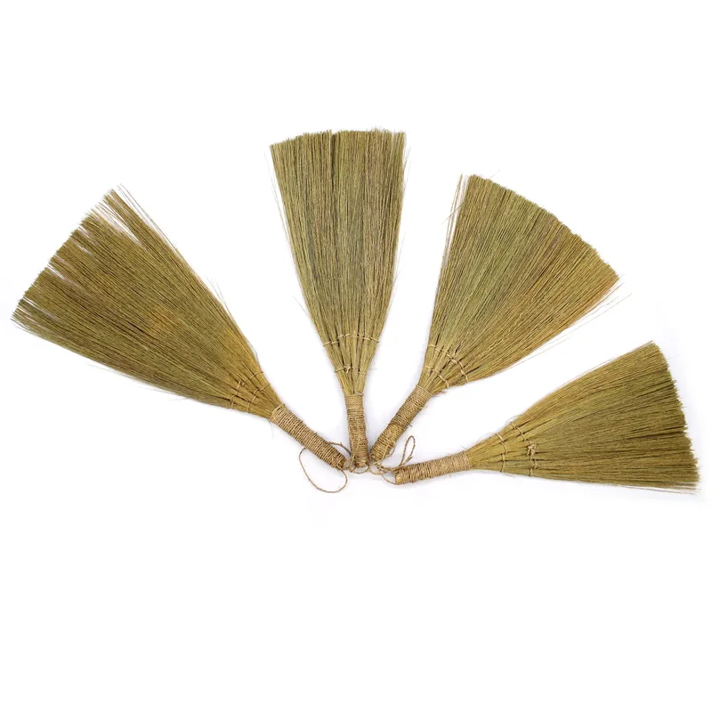 Set 4 Pampas Fan Broom Naturale mixed sizes — foto 3