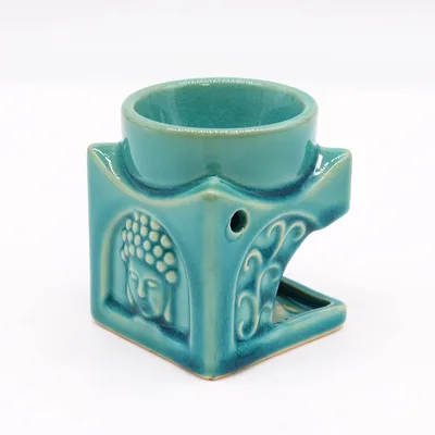 Square Buddha Bruciatore - Soft Turquoise — foto 2