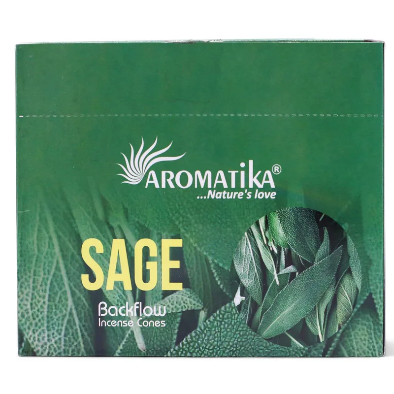 Masala Backflow Incenso pack of 10 Sage — foto 3