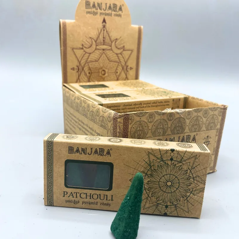 Banjara Smudge Pyramid Cones Patchouli — foto 3