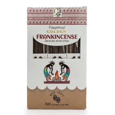 30g Golden Frankincense Smudging Resin Sticks (6s) — foto 1