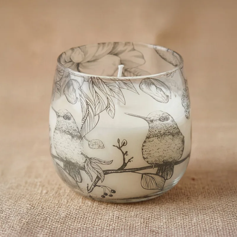 Medium Glass Jar Candele Drawn by Flame — foto 2