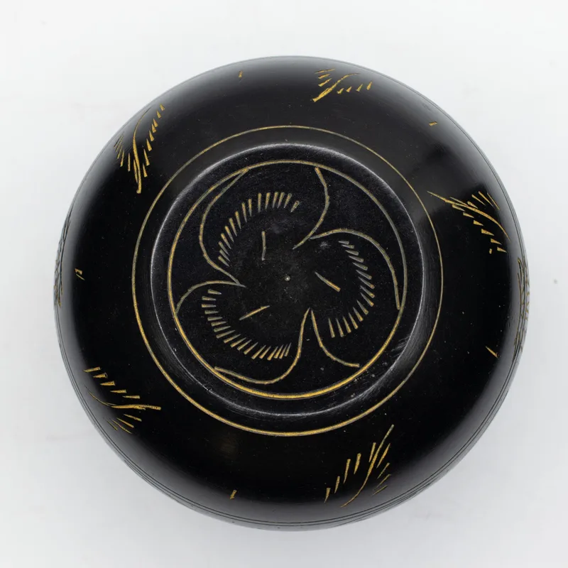 Cauldron Singing Bowl Magic Mushroom Yellow
