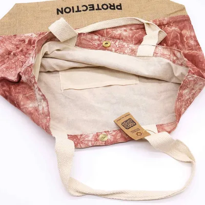 All Naturale Bag Terracotta Stonewash Hamsa Protection — foto 2