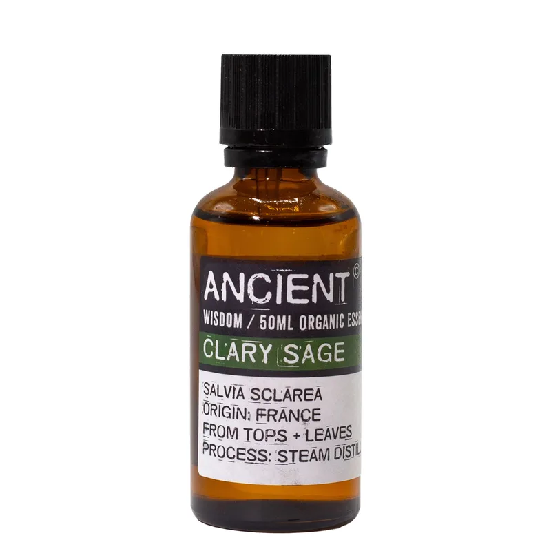 Clary Sage Organic Essenziale Olio 50ml