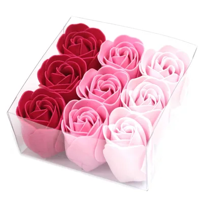 Set di 9 Saponi Fiori – Rose Rosse — foto 1